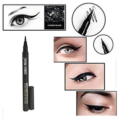 ORO-MAC Combo Matchmaster Foundation,Loose Face Powder,Concealer,Washable Sponge And Waterproof Sketch Eyeliner, (Pack of-5