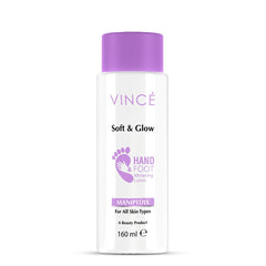 Vince Hand & Foot Whitening Lotion - Brightens and Evens Skin Tone, Lightens Dark Marks - Moisturizes for Smooth, Soft, Radiant Skin, 160ml