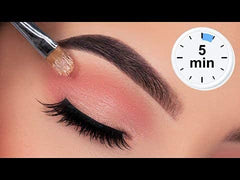 SIRF TUM 7 Beauty New Fit Me Matte-Pore-less Liquid Tube Foundation Natural-MAKEUP BRUSH 5PCS PINK COMBO