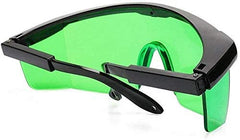 Huepar Green Laser Enhancing Glasses - GL01G Adjustable Eye Protection Safety Enhancement Glasses for Green Laser Level Alignment, Cross & Multi Lines (Protective Box Included)