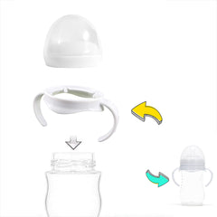 ROMIRUS Bottle Handles Compatible for Philips Avent Natural Response Baby Feeding Bottle (Set of 4)