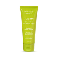 Conscious Chemist® 2% Salicylic Acid Cream | 50g | Moisturizer for Oily Acne Prone Skin, For Acne Treatment, Oil Control, Soothe Irritation, Itchiness & Redness, Non-Greasy Gel Cream - Flashfix