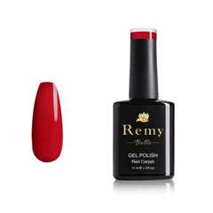 Remy Belle Gel Nail Polish 11ml, Long Lasting, Chip Resistant, Requires Drying Under UV LED Lamp (Red Carpet)