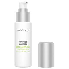 BareMinerals Ageless Phyto-Retinol 10% Night Concentrate with Vegan Retinol Alternative + Hyaluronic Acid, Anti-Aging + Anti-Wrinkle Face Cream