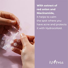 IsNtree Onion Newpair Spot Patch Basic 24 patches (10mmx12ea/12mmx12ea) | Patches in 2 sizes | Blemish care | Water-resistant for daily use (1)