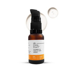 Deconstruct 10% Non-Irritating Vitamin C Face Serum For Glowing Skin|10% Vitamin C + 0.5% Ferulic Acid|Water Based Serum Highly Stable Vitamin C Face Serum For Women And Men|Beginner Friendly|20 Ml