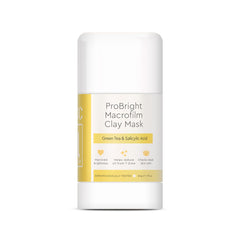 VLCC Clinic ProBright Macrofilm Clay Mask - 50g | Stick Clay Mask | Oil Control | Skin Brightening | Matte Finish, Bright and Smooth Skin | Green Tea & Salicylic Acid Clay Mask