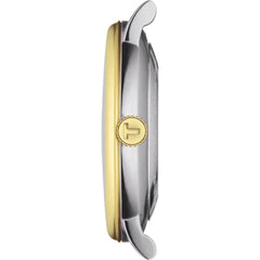 Tissot Analogue Classic Silver Strap Men's Wrist Watches - T122.407.22.031.01 - Two-Tone