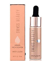 SWISS BEAUTY Drop &glow Liquid Highlighter, Face MakeUp, Metal, 18ml, Multi