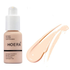Matte Oil Control Concealer Foundation Cream,PHOERA New 30ml Long Lasting Waterproof Matte Liquid Foundation (104 Buff Beige)