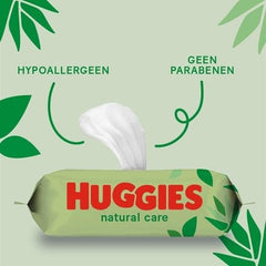 Huggies Natural Baby Wipes, Aloe Vera Wipes, 10 Pack x 56 Wipes (560 Wipes)