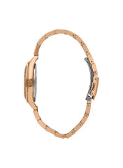 Lee Cooper Women's Y120 Movement Watch, Analog Display and Metal Strap - LC07113.420, Rose Gold