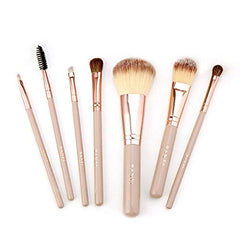 Classical makeup brush for women, soft synthetic hair,beauty 7pcs cosmetic kit makeup brushes sets tools (Brown)
