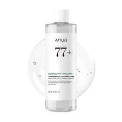 ANUA Heartleaf 77 Soothing Toner, Moisturizing & Calming Facial Toner for Glass Skin, Panthenol, Hyaluronic Acid, Hydration for Sensitive Skin, Vegan, Korean Skin Care, Daily Toner, 500ml / 16.9 fl.oz