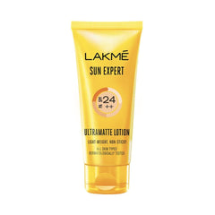 LAKMÉ Sun Expert SPF 24 PA++ Ultra Matte Lotion Sunscreen to Block Up to 97% Harmful Sun Rays, 100ml