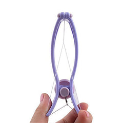 Piesome Eyebrow Face and Body Hair Threading and Removal System, tweezers for eyebrows, threading tool, threading machine for women, threading epilators for women (purple)