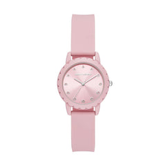 Skechers Women's Watch and Stackable Bracelet Gift Set - Pink