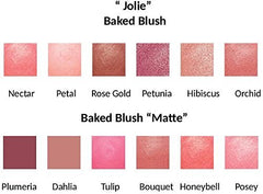 Jolie Radiant Marbleized Baked Blush Blusher Cheek Colour - Silky Smooth (Zinnia)