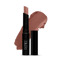 RENEE Very Matte Lipstick - Spice l Long Stay l Hydrating, Nourishing Lips l Transfer Proof, Smudge Proof l Intense Color Pay Off l Full Coverage l Weightless l Velvety, Smooth Finish l 1.6 g