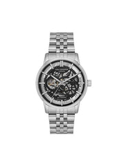 Lee Cooper Men's Watch, Automatic Display and Metal Strap - LC08036.350, Silver