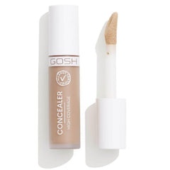 GOSH Concealer High Coverage 006 Honey | High Coverage | Liquid Concealer for Covering Dark Circles, Redness & Blemishes for Sensitive Skin | Long-Lasting & Vegan | Blemish Cover Stick