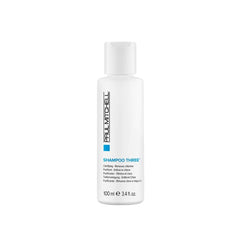 Paul Mitchell Shampoo Three - Deep Cleansing Shampoo Removes Chlorine Residue, for All Hair Types, Salon Quality Hair Care 100ml