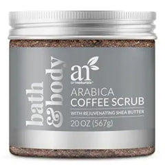 Artnaturals Natural Arabica Coffee Scrub Body Exfoliating and Rejuvenating Body Rub For Skin care, Stretch Marks, Acne and Cellulite 20 oz