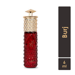Manasik Burj Premium Attar, Fresh & Soothing Fragrance, Long Lasting Roll on Itra For Men & Women, 6ml