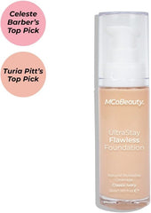 MCoBeauty Ultrastay Flawless Foundation - Corrects Skin Tone And Blurs Imperfections - Lightweight, Buildable Coverage - Hydrates And Nourishes - Luminous Complexion - Liquid - Classic Ivory - 1 Oz