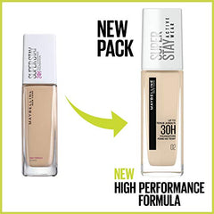 Maybelline New York Foundation, Superstay Active Wear 30 Hour Long-Lasting Liquid Foundation, Lightweight Feel, Water, Sweat and Transfer Resistant, 30 ml, Shade: 10, Ivory