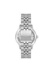 Lee Cooper Men's Watch, Automatic Display and Metal Strap - LC08036.350, Silver