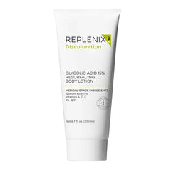 Replenix Glycolic Acid 15% Resurfacing Body Lotion, Medical-Grade Brightening & Hydrating Exfoliating Cream for Skin Discoloration & Rough Texture (6.7 fl. oz)