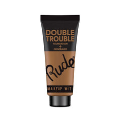 RUDE DOUBLE TROUBLE Foundation + Concealer, Ivory