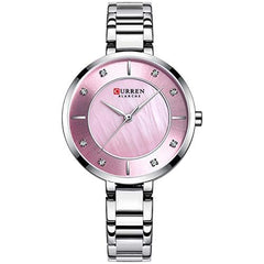 CURREN 9051 Women Newest Quartz Watches Stainless Steel Dress Bracelet Ladies Watch