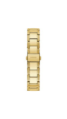 GUESS US Women's Gold-Tone Floral Cut-Through Analog Watch