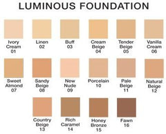 Jolie Luminous Foundation SPF 15 - Silky Hydrating Liquid Makeup (Sweet Almond)