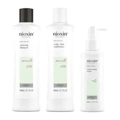 Nioxin Scalp Relief System Kit For Sensitive Itchy Scalp Made with Aloe Vera and Vitamin E Trial Size