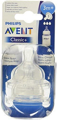 AVENT Philips SCF633/27-2 Classic Medium Flow Teat,3 Holes + 3m