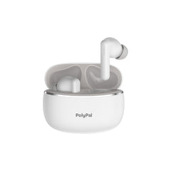 Timekettle Polypal P1 AI Translation Earbuds for Real-Time Speech & Video, Support 138 Languages, Smart Noise Reduction, 7 Versatile Translation Modes, Fit for All-Day Wear, iOS & Android Compatible