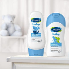 CETAPHIL BABY Wash And Shampoo With Organic Calendula, 7.8 Ounce