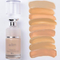 aden Cream Foundation - Oil Free & Hypoallergenic (15ml, 02 Natural)