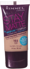 Rimmel London Stay Matte Clarifying Matte Foundation, Warm Ivory