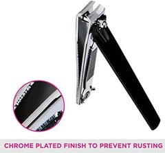 Fitto Large Nail Clipper, Stainless Steel Heavy Duty Nail Cutter Grooming Tool - Pack Of 1: Durable, Safe, Hygienic - Men And Women, Clean And Smooth Cuts, Easy Home Manicure And Pedicure