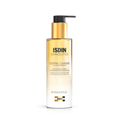 ISDIN Isdinceutics Essential Cleansing 200Ml, Delicate And Lightweight Face Wash Oil With Milk Oil Texture, 85% Naturally Derived Ingredients