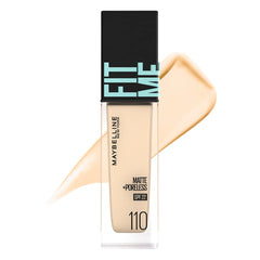 Maybelline New York Fit Me Matte & Poreless Foundation 16H Oil Control with SPF 22 - 110