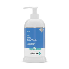 The Derma Co 1% Kojic Acid Daily Brightening Body Wash with Alpha Arbutin For Dark Spots & Pigmentation - 250ml