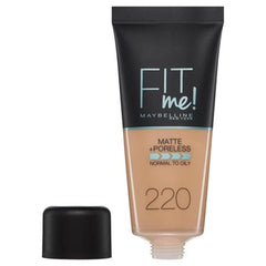 Maybelline New York Fit Me Matte and Poreless Foundation 220 Natural Beige