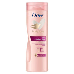 Dove Body Love Care Lotion, for glowing and radiant skin, Care + Radiant Glow, with Ceramide Restoring Serum and natural glow enhancing minerals, 427822, 446.0 grams, 400.0 milliliters, 1.0 count, 1