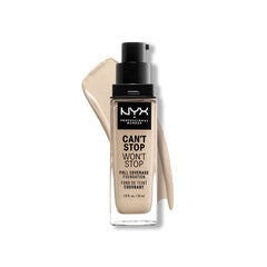 NYX PROFESSIONAL MAKEUP Can'T Stop Won'T Stop Full Coverage Foundation, Fair 1.5