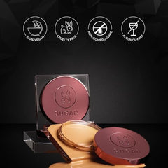 SUGAR Cosmetics Mettle Cream To Powder Foundation | Full Coverage & Matte | 12gm - 27 Vienna (Light Medium, Warm Undertone)
